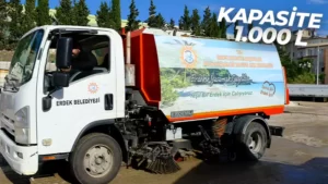 Isuzu NPR 10 Süpürge 1.000 l kapasite