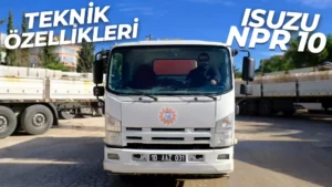 Isuzu NPR 10 Süpürge Teknik Özellikleri