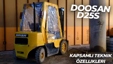 Doosan D25S forklift, 2.5 ila 3 ton arası yük taşıma kapasitesi ve sağlam yapısıyla endüstriyel işlerde kullanımı kolaylaştırır. Geniş uygulama alanları ve güçlü motor performansı, farklı sektörlerde verimliliği artırır. Operatörlere konfor sağlayarak işletmelerin işlerini daha etkili şekilde keşfetmelerini sağlar